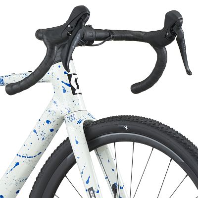 Превью Гревел Велосипед SCOTT Addict Gravel 30 (2026) White/Splatter Blue